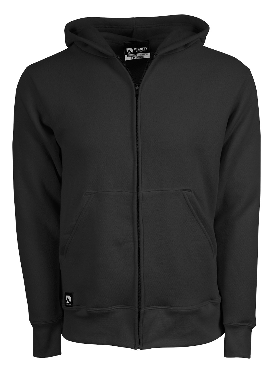 12 oz Hooded Full-Zip Sweatshirt