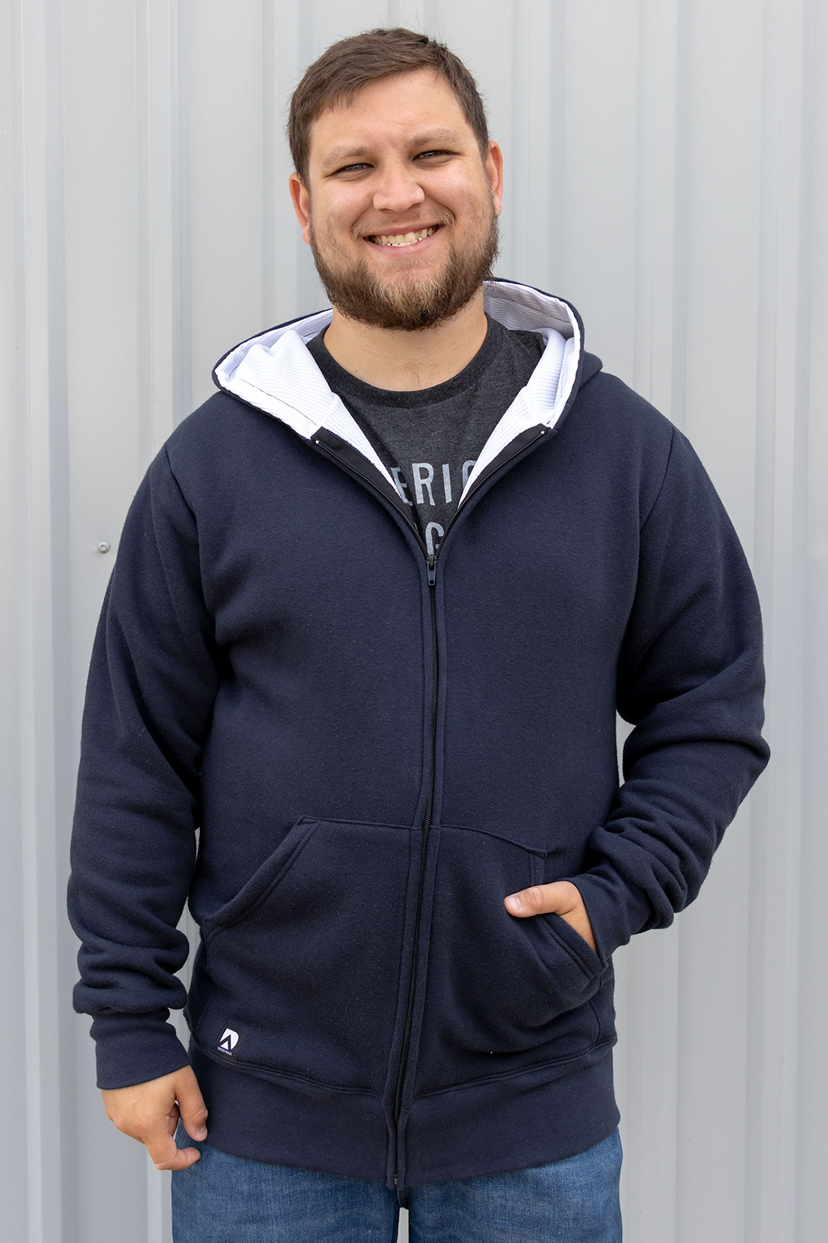 15.2 oz Thermal-Lined Hooded Zip Sweatshirt